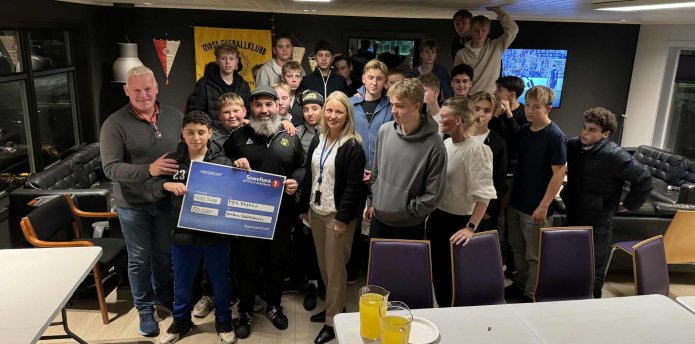 Banken tok utfordringen og bidrar til nytt fritidstilbud hver mandag!